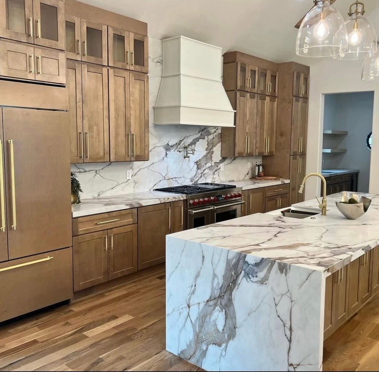 Modern kitchen with custom cabinetry